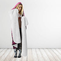 Aotearoa Breast Cancer Hooded Blanket Maori Tribal Pattern LT05 - Polynesian Pride