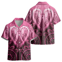 Aotearoa Breast Cancer Kid Hawaiian Shirt Maori Tribal Pattern LT05 - Polynesian Pride