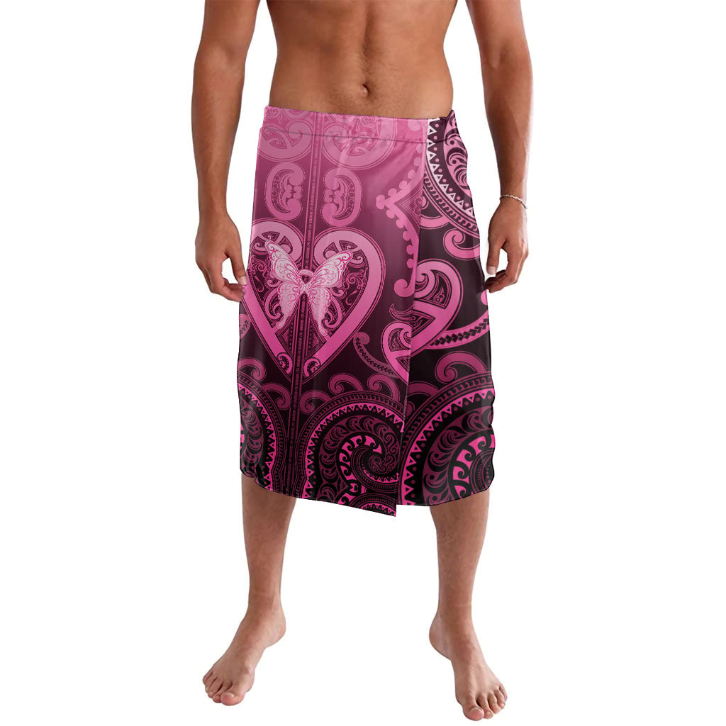 Aotearoa Breast Cancer Lavalava Maori Tribal Pattern LT05 Pink - Polynesian Pride