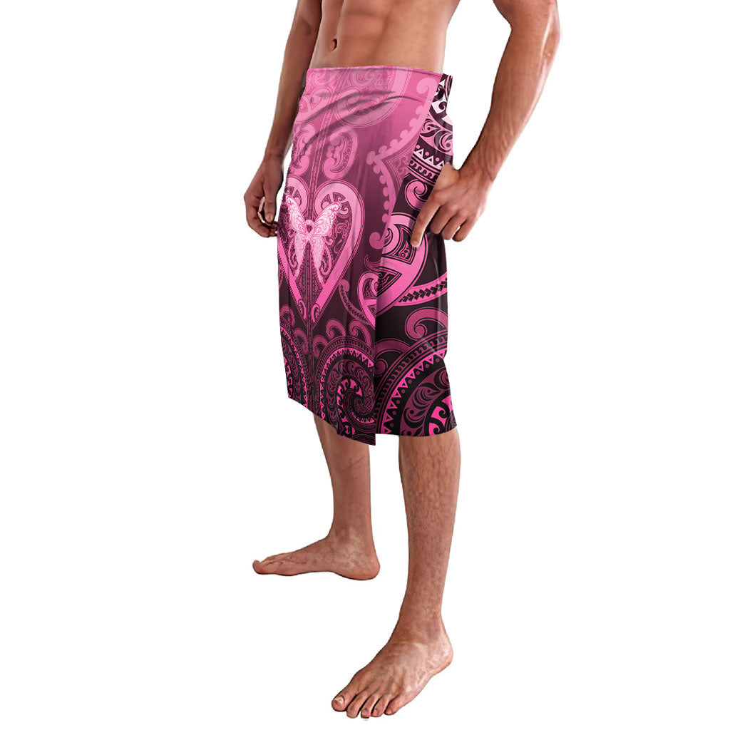 Aotearoa Breast Cancer Lavalava Maori Tribal Pattern LT05 - Polynesian Pride