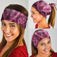 Aotearoa Breast Cancer Neck Gaiter Maori Tribal Pattern LT05 - Polynesian Pride