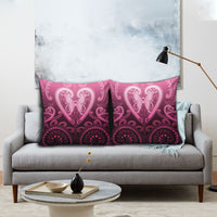 Aotearoa Breast Cancer Pillow Cover Maori Tribal Pattern LT05 - Polynesian Pride