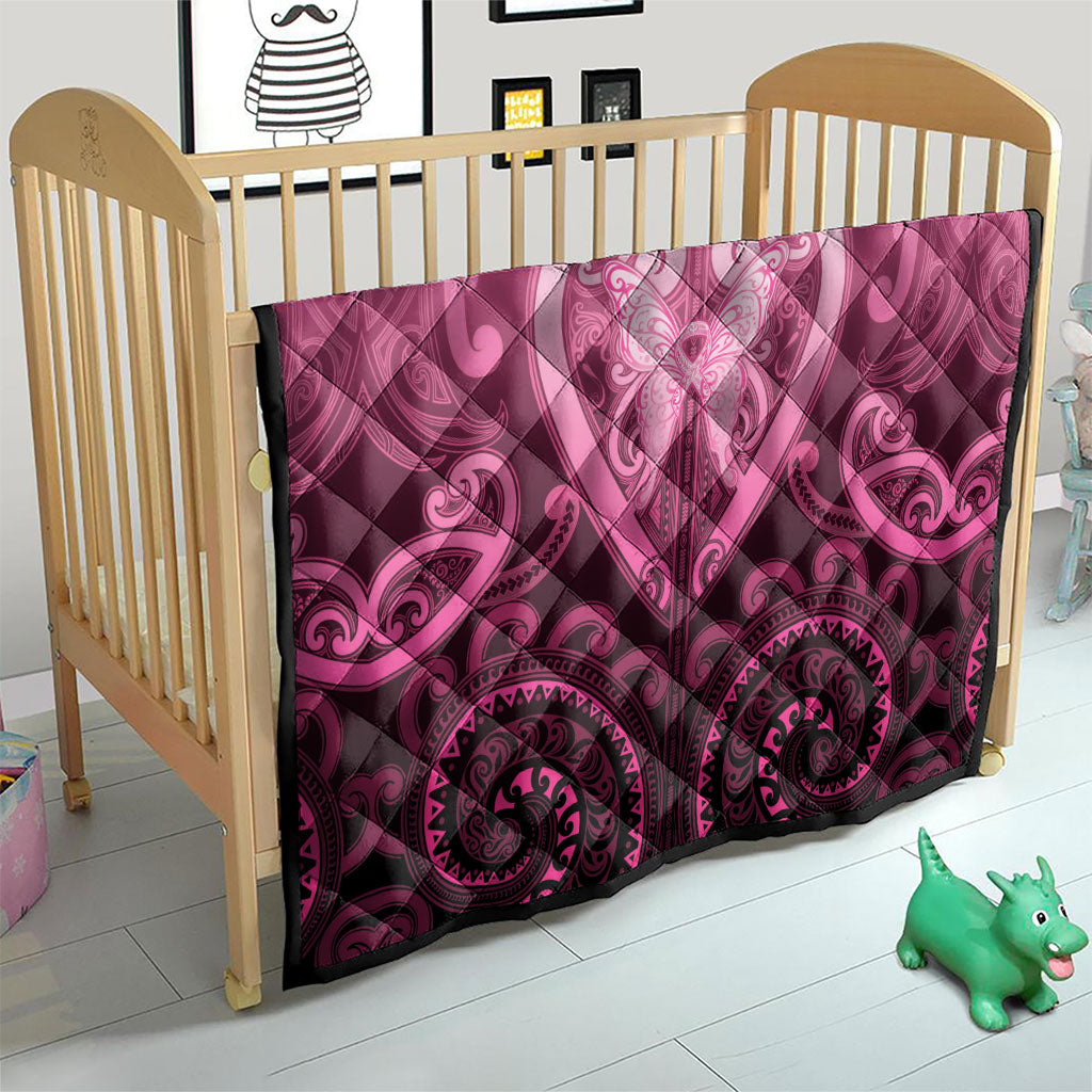 Aotearoa Breast Cancer Quilt Maori Tribal Pattern LT05 - Polynesian Pride