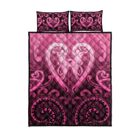 Aotearoa Breast Cancer Quilt Bed Set Maori Tribal Pattern LT05 - Polynesian Pride
