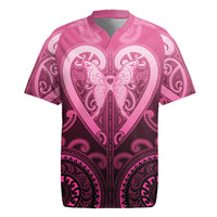 Aotearoa Breast Cancer Rugby Jersey Maori Tribal Pattern LT05 Pink - Polynesian Pride
