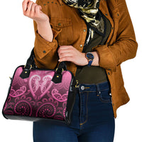 Aotearoa Breast Cancer Shoulder Handbag Maori Tribal Pattern LT05 - Polynesian Pride