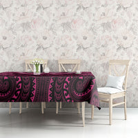 Aotearoa Breast Cancer Tablecloth Maori Tribal Pattern LT05 - Polynesian Pride