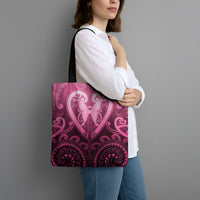 Aotearoa Breast Cancer Tote Bag Maori Tribal Pattern LT05 - Polynesian Pride