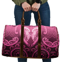 Aotearoa Breast Cancer Travel Bag Maori Tribal Pattern LT05 Pink - Polynesian Pride