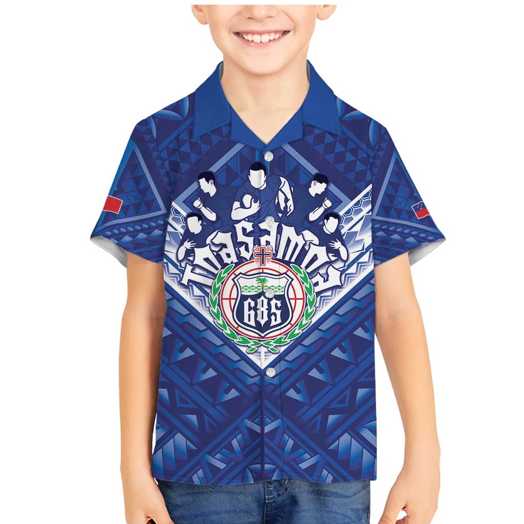 Toa Samoa Rugby Custom Family Matching Mermaid Dress and Hawaiian Shirt Samoan Pride With Tribal Pattern - Polynesian Pride