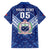 Toa Samoa Rugby Custom Family Matching Off Shoulder Short Dress and Hawaiian Shirt Samoan Pride With Tribal Pattern - Polynesian Pride