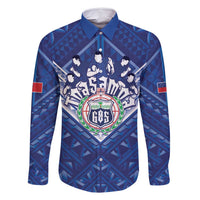 Toa Samoa Rugby Custom Family Matching Off Shoulder Short Dress and Hawaiian Shirt Samoan Pride With Tribal Pattern - Polynesian Pride