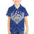 Toa Samoa Rugby Custom Family Matching Off Shoulder Short Dress and Hawaiian Shirt Samoan Pride With Tribal Pattern - Polynesian Pride