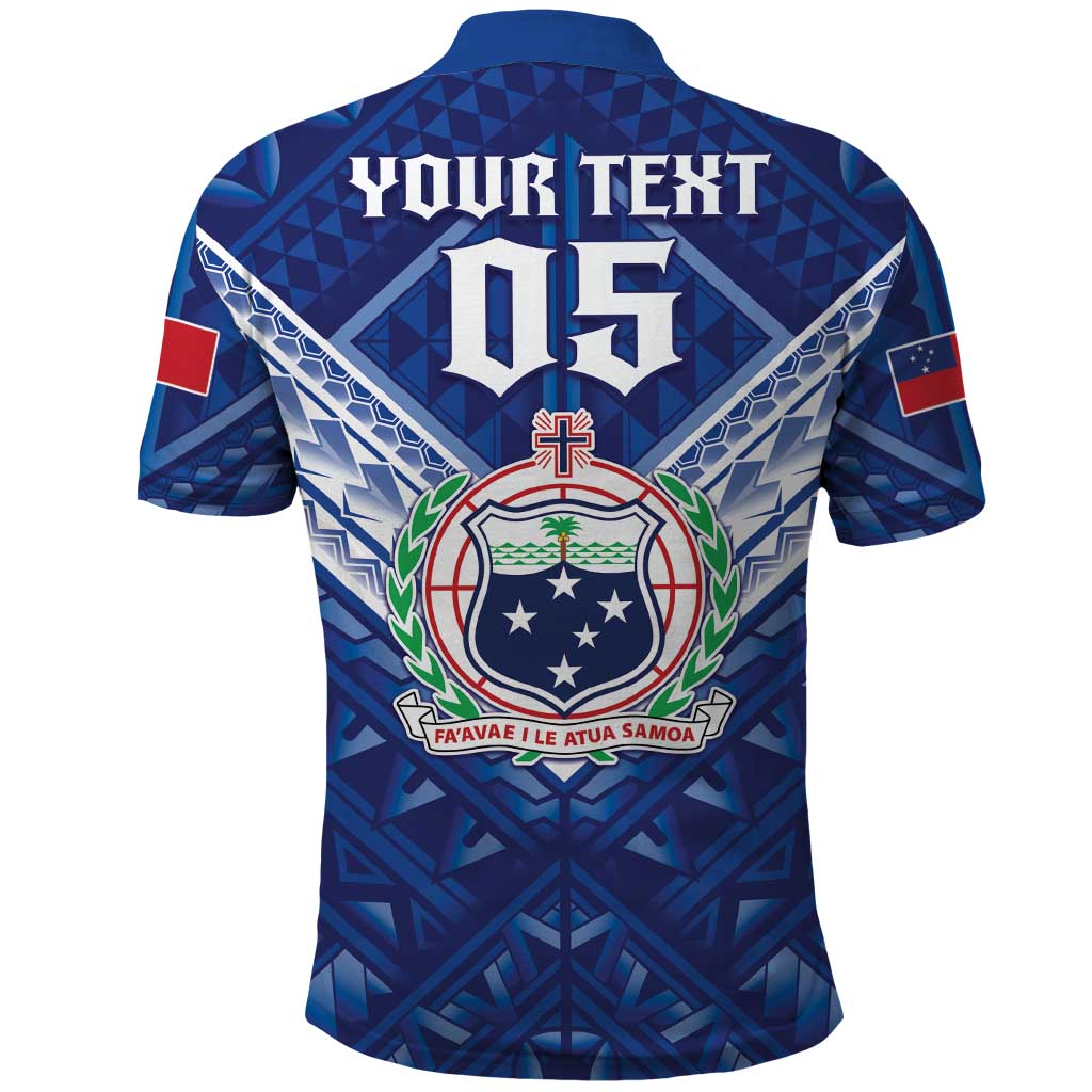 Toa Samoa Rugby Custom Polo Shirt Samoan Pride With Tribal Pattern - Polynesian Pride