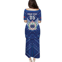 Toa Samoa Rugby Custom Puletasi Samoan Pride With Tribal Pattern - Polynesian Pride
