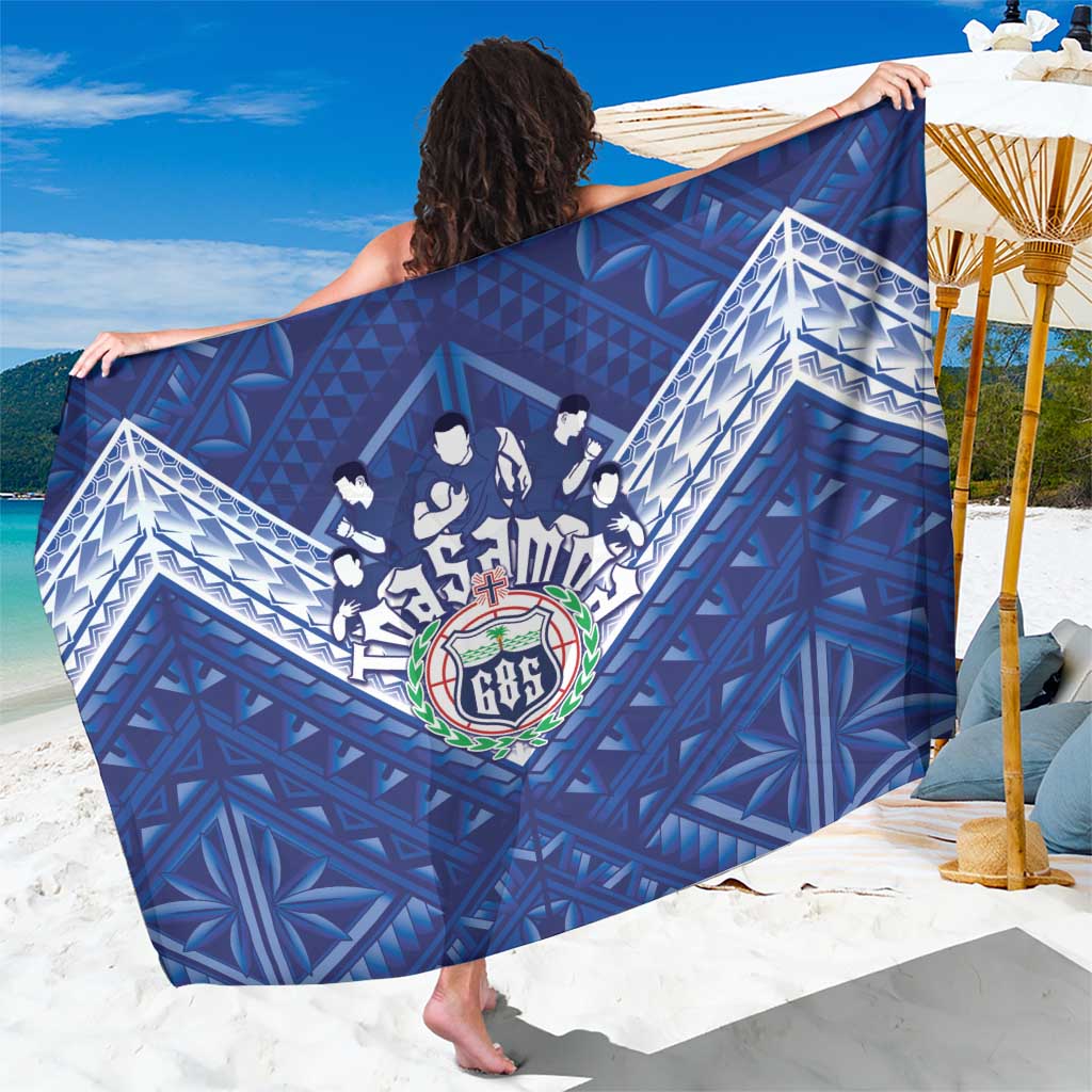 Toa Samoa Rugby Sarong Samoan Pride With Tribal Pattern - Polynesian Pride