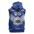 Toa Samoa Rugby Custom Sleeveless Hoodie Samoan Pride With Tribal Pattern - Polynesian Pride