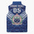 Toa Samoa Rugby Custom Sleeveless Puffer Jacket Samoan Pride With Tribal Pattern - Polynesian Pride