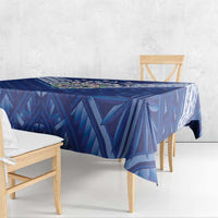 Toa Samoa Rugby Tablecloth Samoan Pride With Tribal Pattern - Polynesian Pride