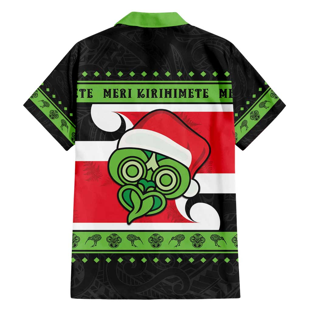 New Zealand Funny Christmas Family Matching Long Sleeve Bodycon Dress and Hawaiian Shirt Maori Tiki LT05 - Polynesian Pride