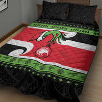 New Zealand Funny Christmas Quilt Bed Set Maori Tiki LT05 - Polynesian Pride