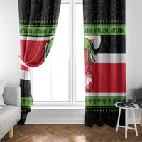 New Zealand Funny Christmas Window Curtain Maori Tiki LT05 - Polynesian Pride