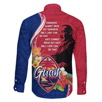 Guam Martin Luther King Jr Day Family Matching Off Shoulder Maxi Dress and Hawaiian Shirt LT05 - Polynesian Pride