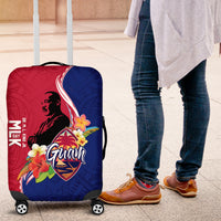 Guam Martin Luther King Jr Day Luggage Cover LT05 Red - Polynesian Pride