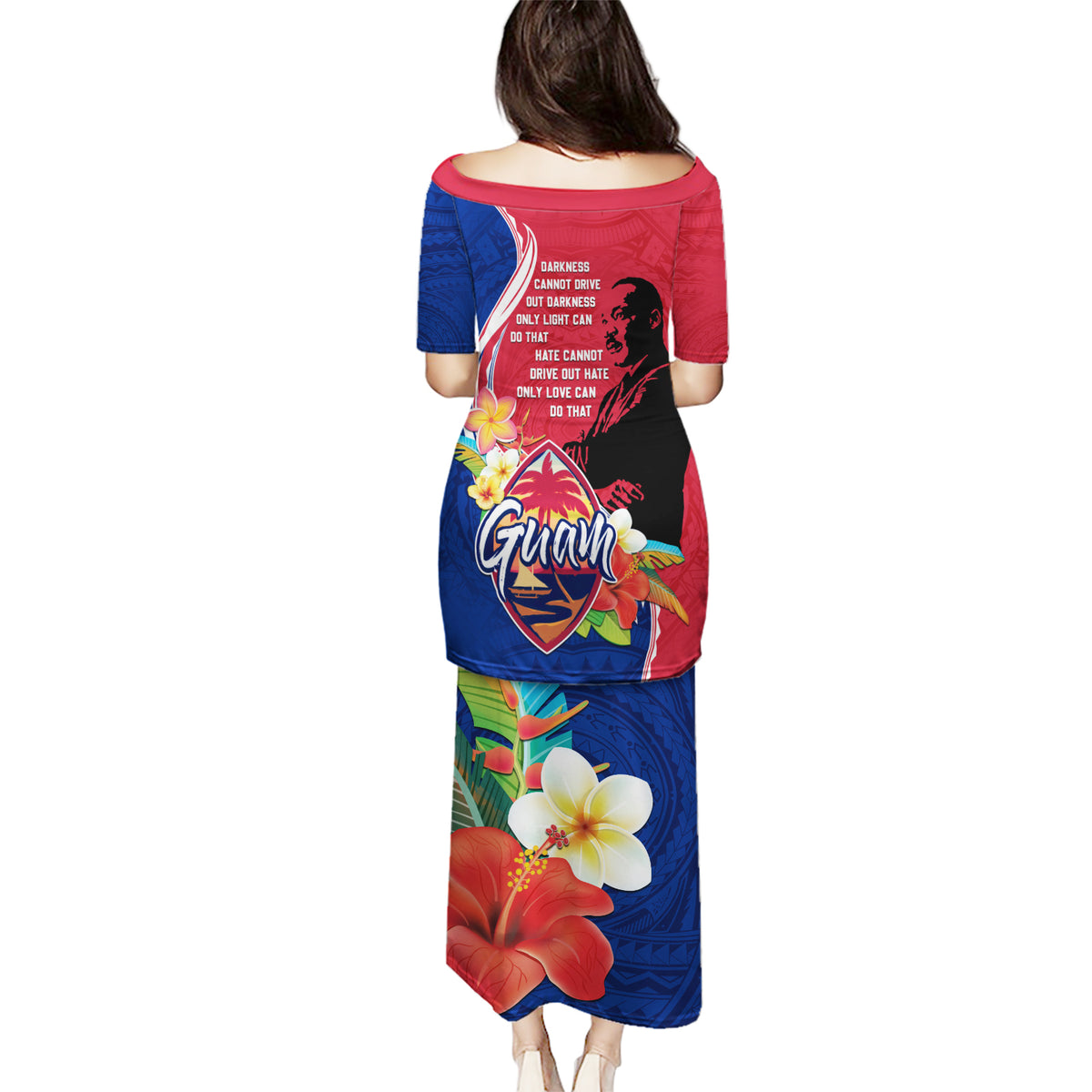 Guam Martin Luther King Jr Day Puletasi LT05 - Polynesian Pride