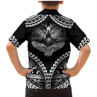 Hawaiian Hawk Family Matching Mermaid Dress and Hawaiian Shirt Polynesian Pattern Style LT05 - Polynesian Pride
