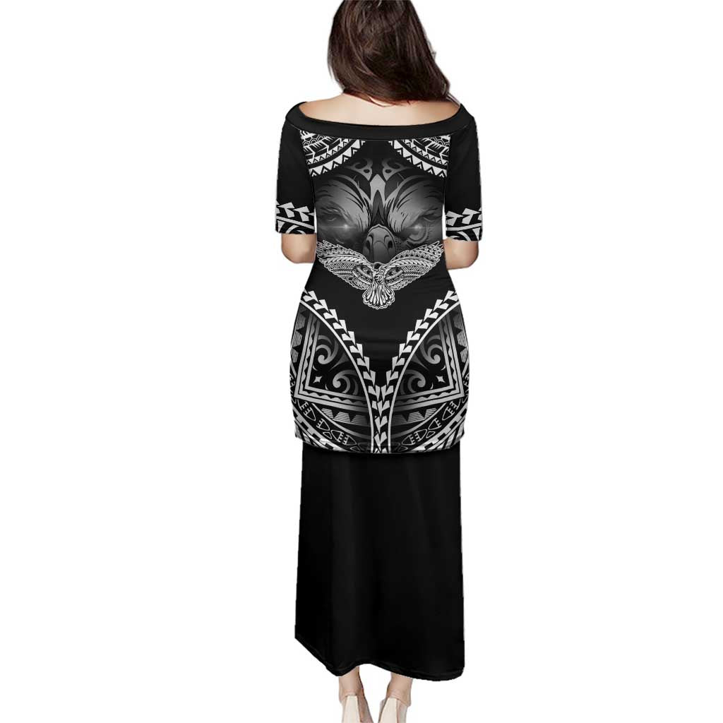 Hawaiian Hawk Family Matching Puletasi and Hawaiian Shirt Polynesian Pattern Style LT05 - Polynesian Pride