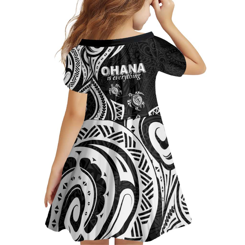 Hawaii Ohana Means Family Family Matching Puletasi and Hawaiian Shirt Sea Turtle Polynesian Style LT05 - Polynesian Pride