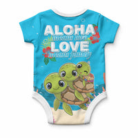 Ohana Hawaii Baby Onesie Kawaii Family Turtle LT05 - Polynesian Pride