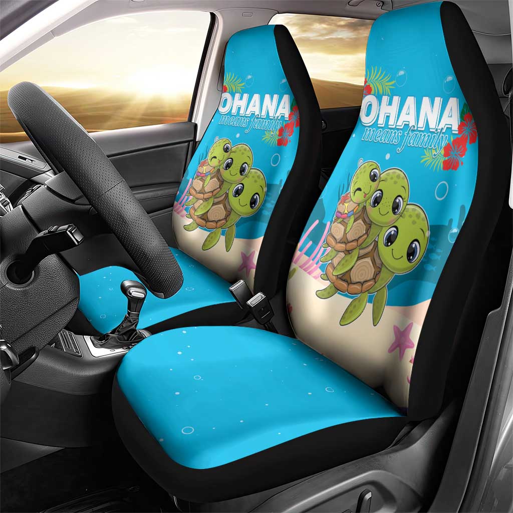 Ohana Hawaii Car Seat Cover Kawaii Family Turtle