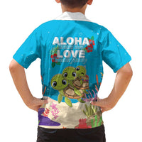 Ohana Hawaii Family Matching Summer Maxi Dress and Hawaiian Shirt Kawaii Family Turtle LT05 - Polynesian Pride