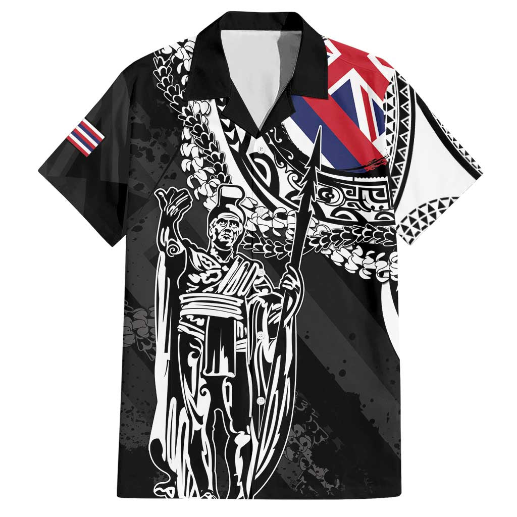 Hawaii King Flag Hawaiian Shirt Hawaiian Maile Lei - Polynesian Pride