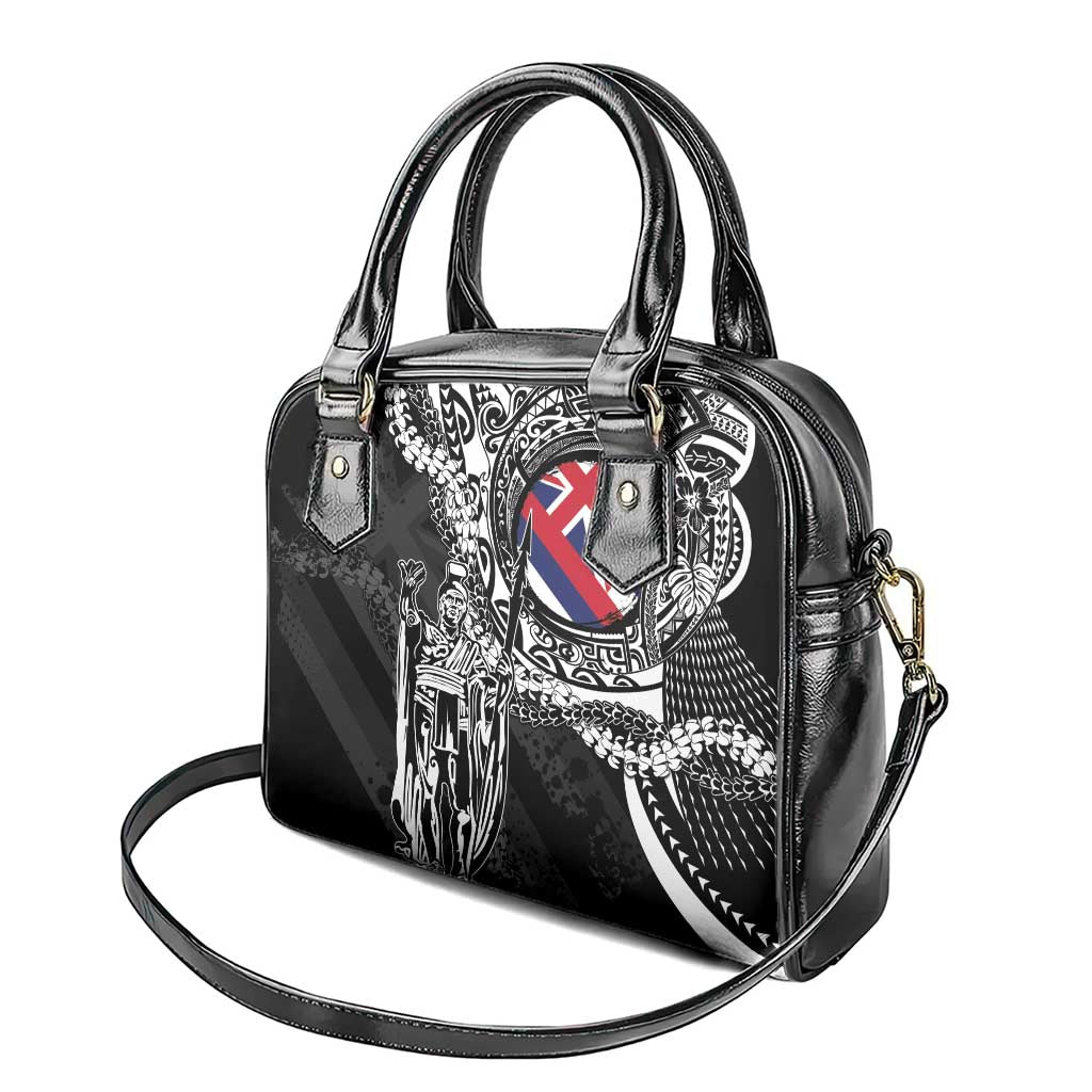Hawaii King Flag Shoulder Handbag Hawaiian Maile Lei - Polynesian Pride