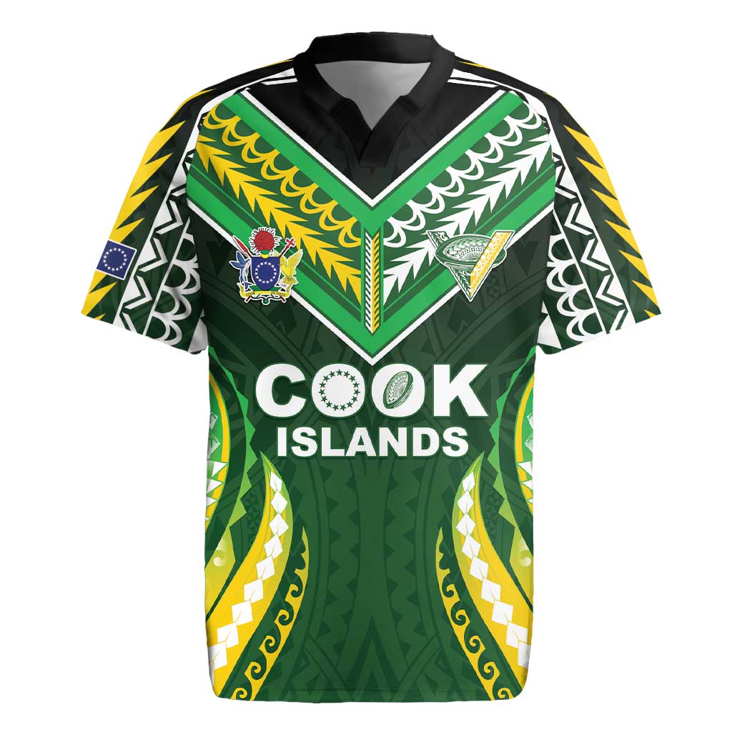 Custom Cook Islands Rugby Rugby Jersey Unique Style Green Version - Polynesian Pride