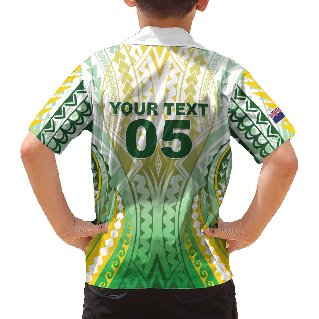 Custom Cook Islands Rugby Family Matching Mermaid Dress and Hawaiian Shirt Unique Style White Version - Polynesian Pride