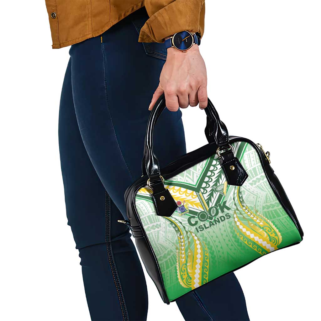 Cook Islands Rugby Shoulder Handbag Unique Style White Version - Polynesian Pride