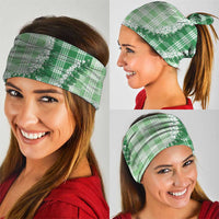Green Hawaii Palaka Neck Gaiter Hawaiian Honohono Lei