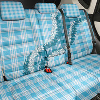 Blue Hawaii Palaka Back Car Seat Cover Hawaiian Honohono Lei