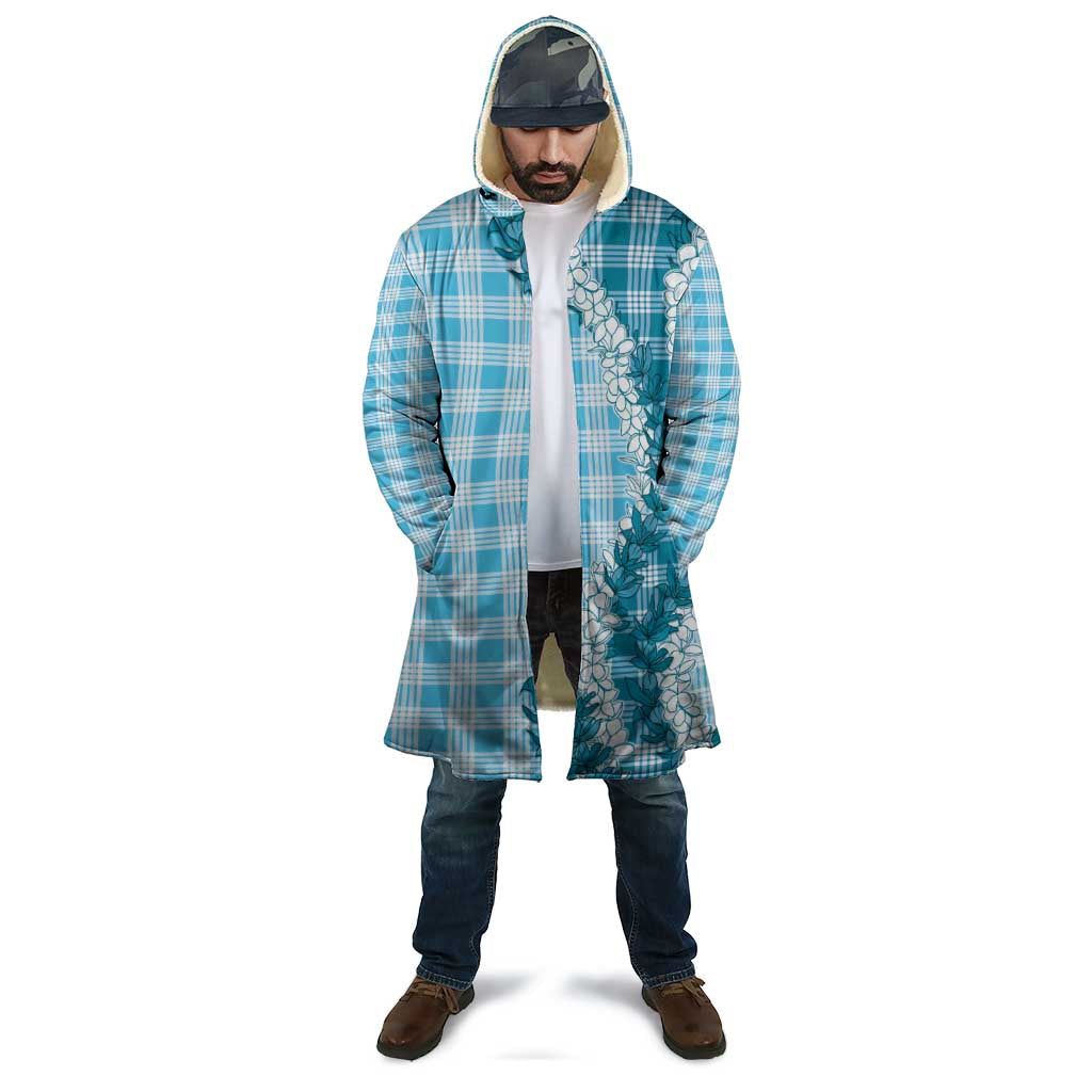 Blue Hawaii Palaka Cloak Hawaiian Honohono Lei