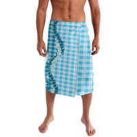 Blue Hawaii Palaka Lavalava Hawaiian Honohono Lei