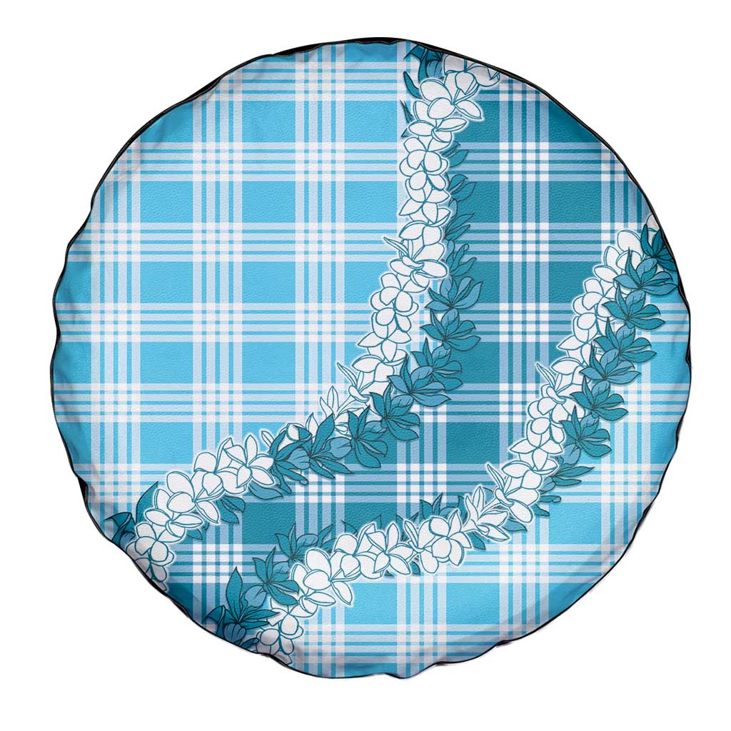 Blue Hawaii Palaka Spare Tire Cover Hawaiian Honohono Lei