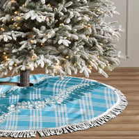 Blue Hawaii Palaka Tree Skirt Hawaiian Honohono Lei LT05 - Polynesian Pride