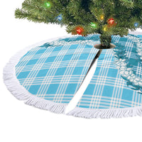 Blue Hawaii Palaka Tree Skirt Hawaiian Honohono Lei LT05 - Polynesian Pride