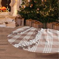 Beige Hawaii Palaka Tree Skirt Hawaiian Honohono Lei LT05 - Polynesian Pride