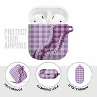 Violet Hawaii Palaka AirPods Case Hawaiian Honohono Lei