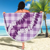 Violet Hawaii Palaka Beach Blanket Hawaiian Honohono Lei